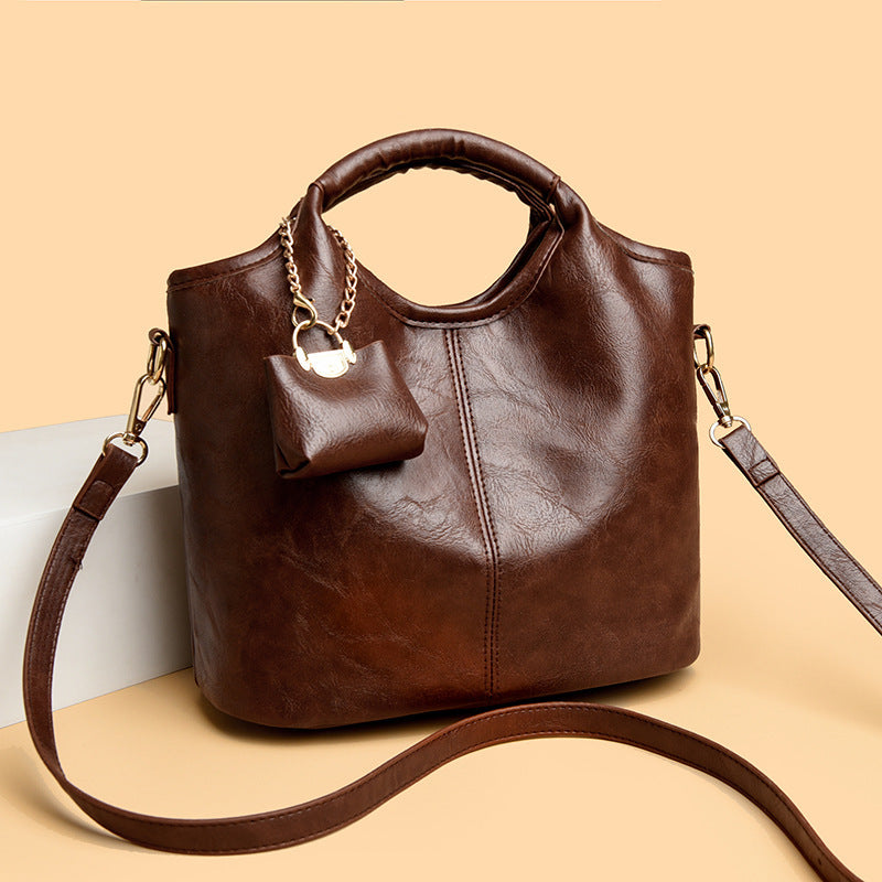 Womens Retro All-Match Shoulder Crossbody Bag