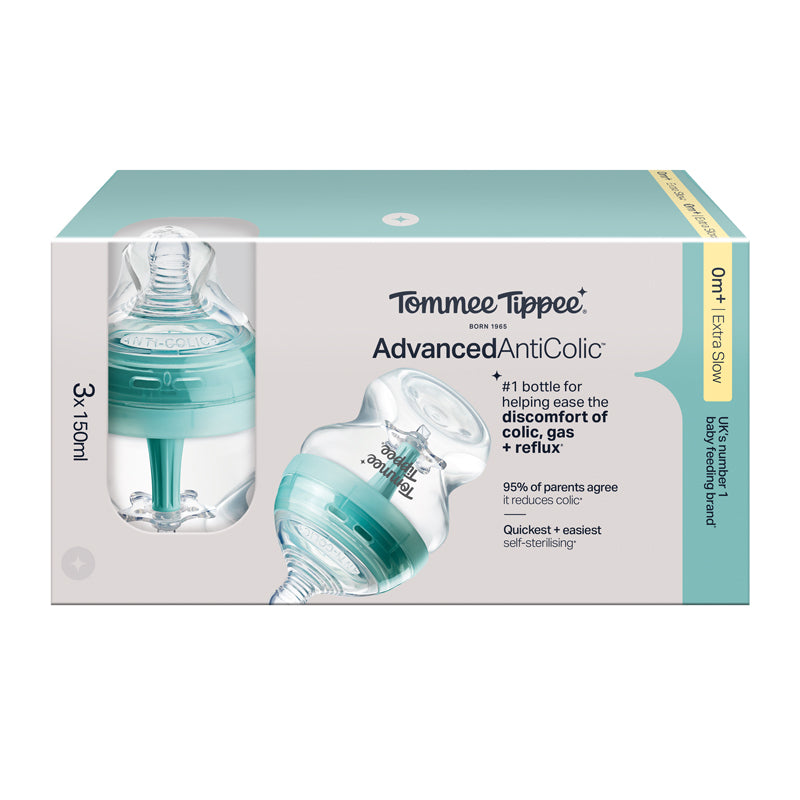 Tommee Tippee Advanced Anti-Colic Bottle 150ml 3Pk
