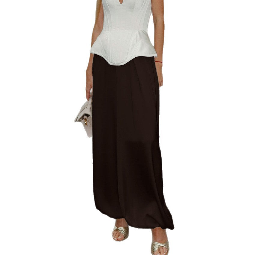 Street-style Trendy Satin Bloomers For Women