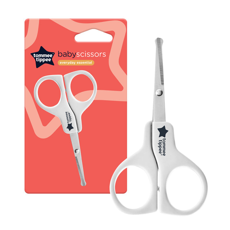 Tommee Tippee Essentials Baby Scissors – Safe Nail Clipping for Newborns & Infants