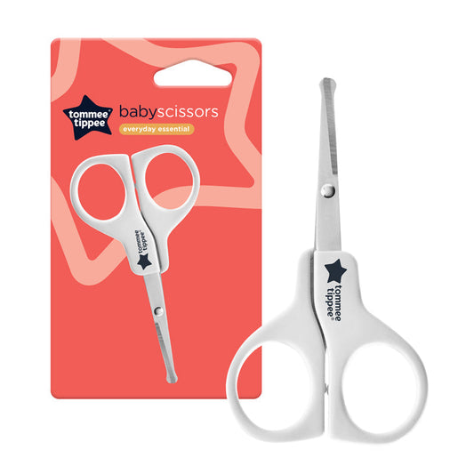 Tommee Tippee Essentials Baby Scissors – Safe Nail Clipping for Newborns & Infants