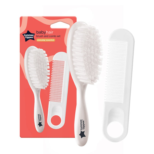 Tommee Tippee Essentials Baby Brush & Comb Set | Newborn Hair Care from Birth