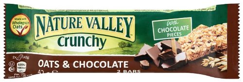 18 x Nature Valley Knusprig Hafer & Dunkle Schokolade 42G