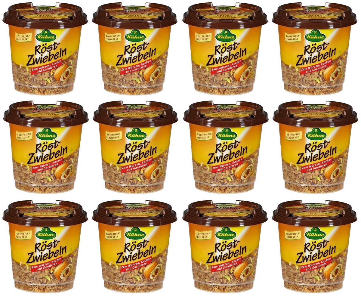 12 x Kühne Crispy Fried Onions 100G