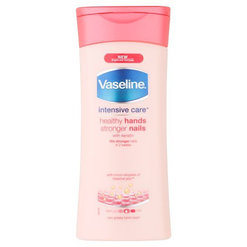 6 x Vaseline Healthy Hands Kräftigere Nägel Handcreme 200 ml