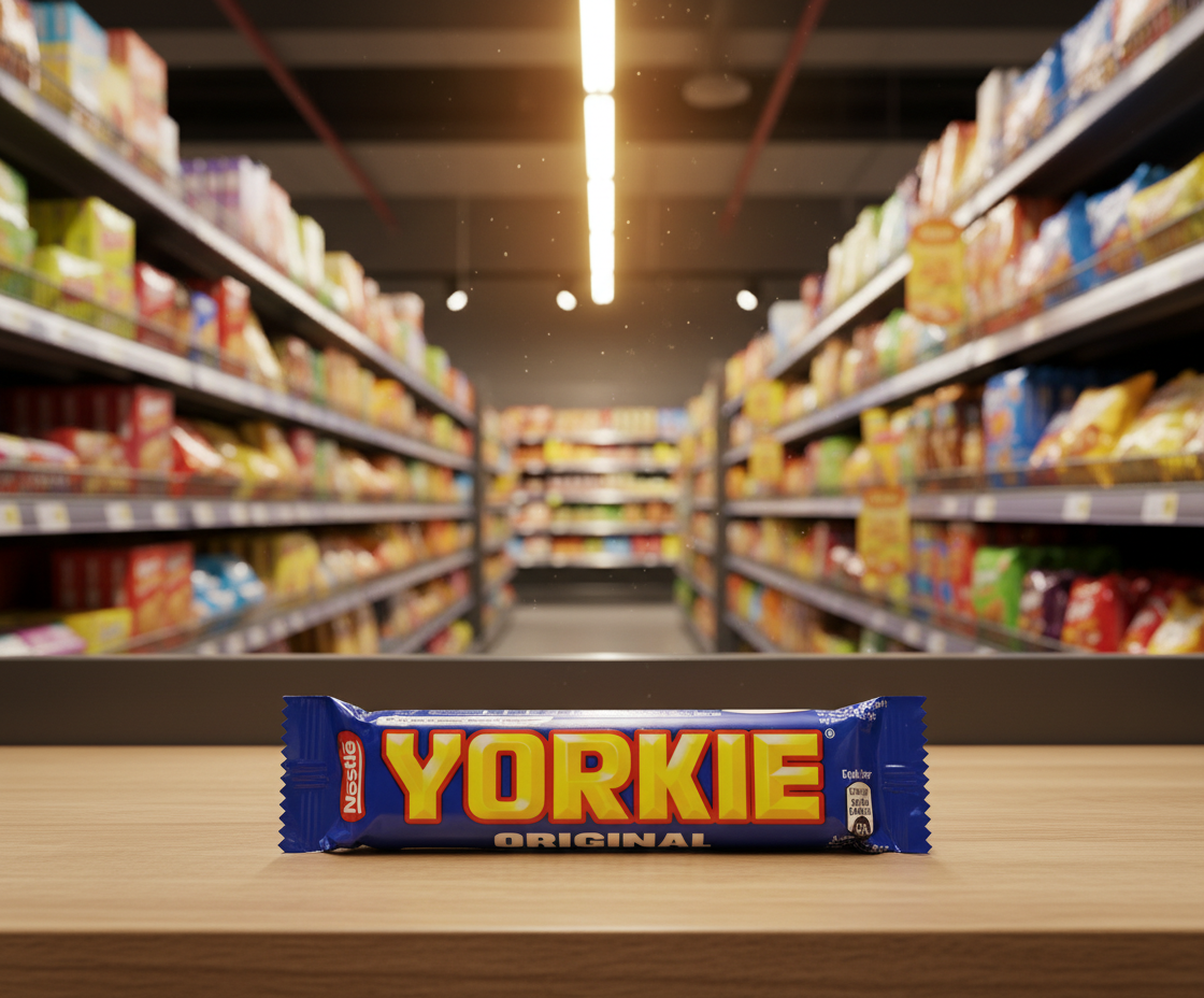 24 x Barrita de chocolate con leche Yorkie 46G