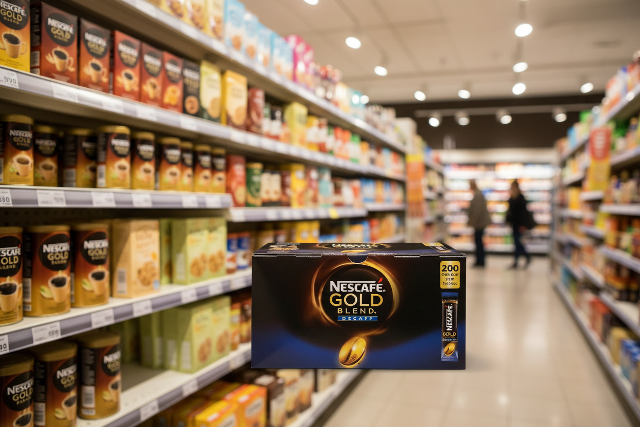 Nescafé Gold Blend Decaff – 200 Sachets