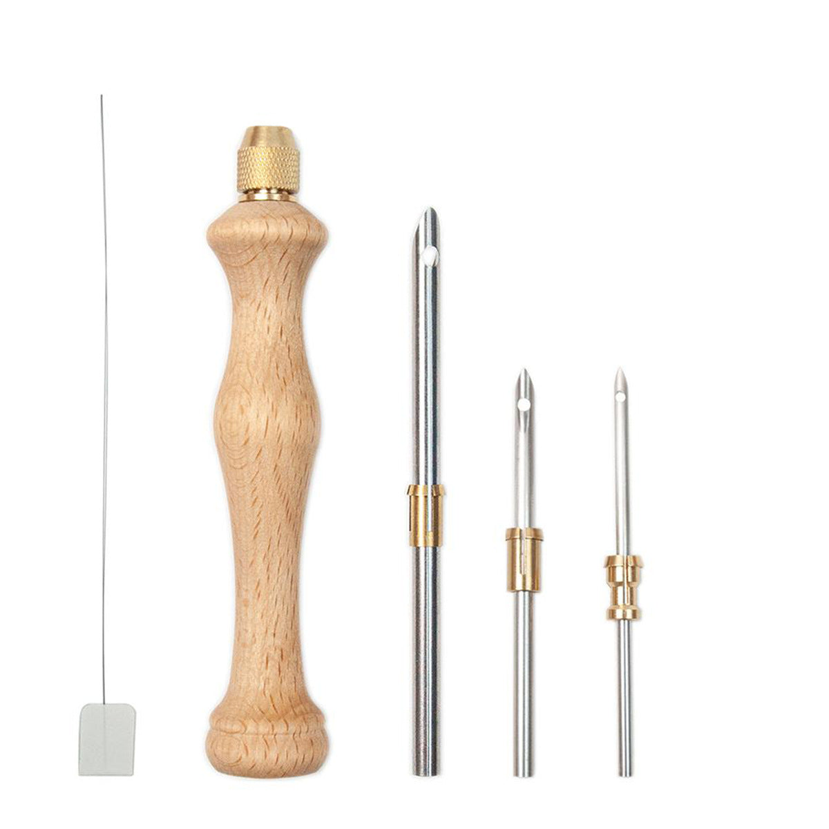 Wooden Multi-Needle Punch Needle Tool | DIY Russian Wool Embroidery Kit