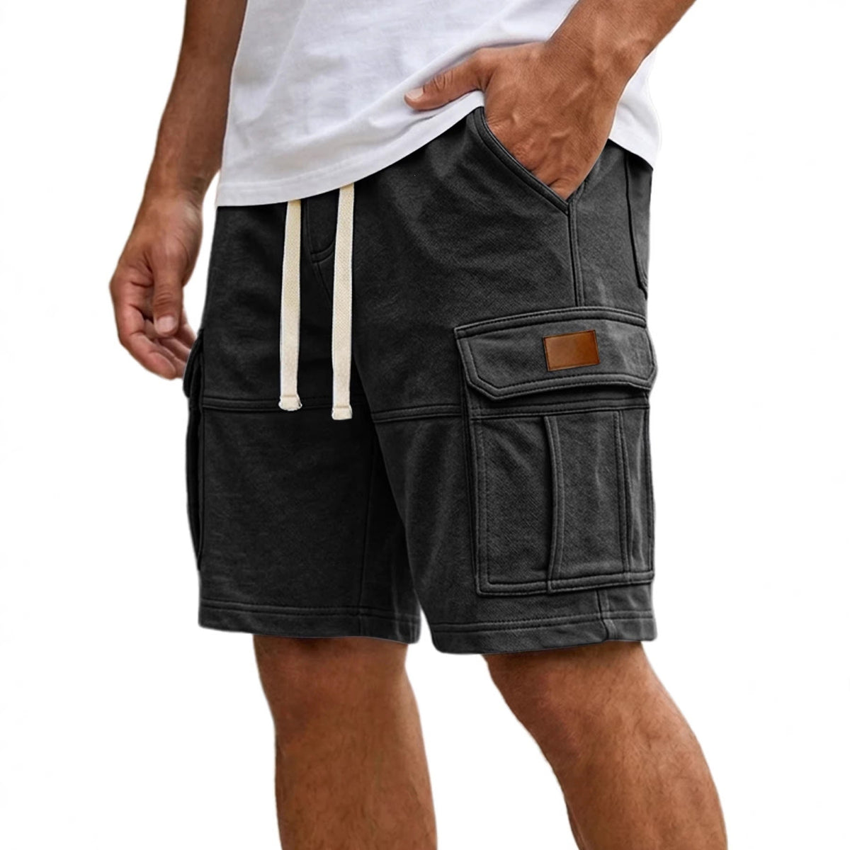 Men's Cargo Shorts With Pockets Fashion Summer Vacation Short Pants