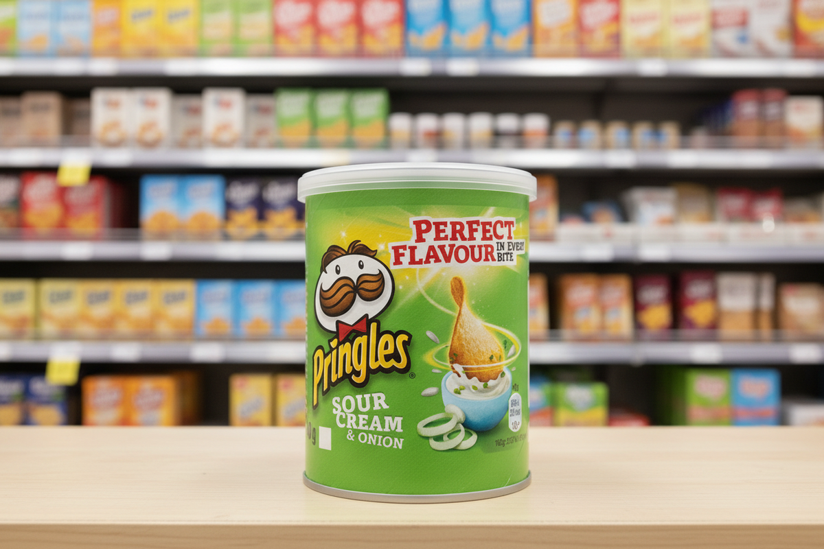 12 x Pringles Sour Cream & Onion 40g