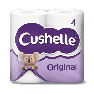 10 x Cushelle Original Toilettenpapier 4 Rollen