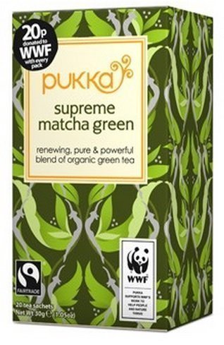 4 x Pukka Bio Supreme Matcha Grüner Tee 20 Btl