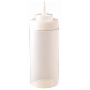 Vogue Weithals-Saucenflasche, klar, strapazierfähig, 907 ml