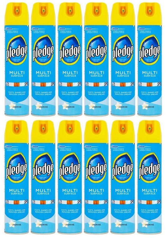 12 x Aerosol multisuperficie de uso diario Pledge Classic 250 ml