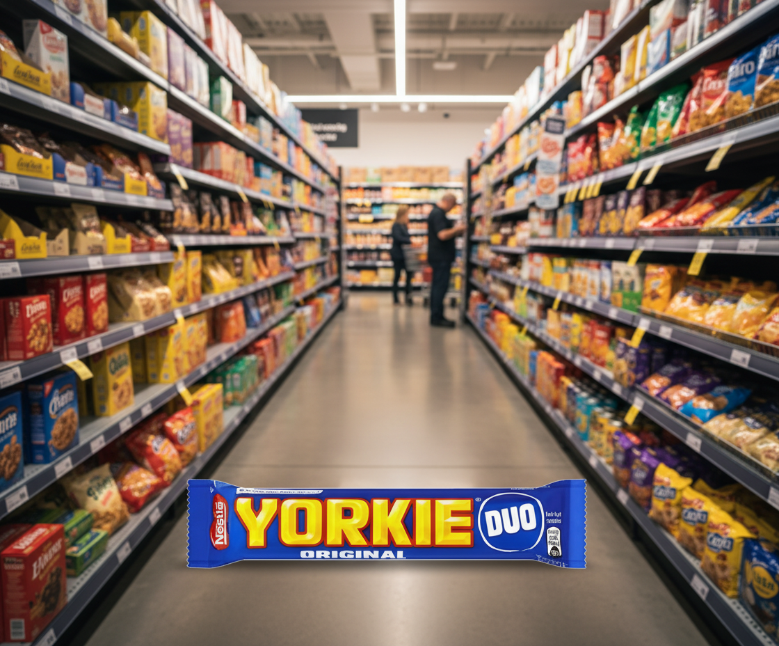 24 x Yorkie Milchschokoladen-Doppelriegel 72 g
