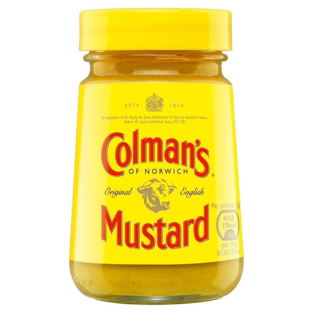 8 x Colman's Mostaza Inglesa Original 100 G