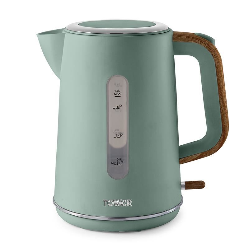 Tower Mint Green Scandi 3KW 1.7 Litre Rapid Boil Kettle