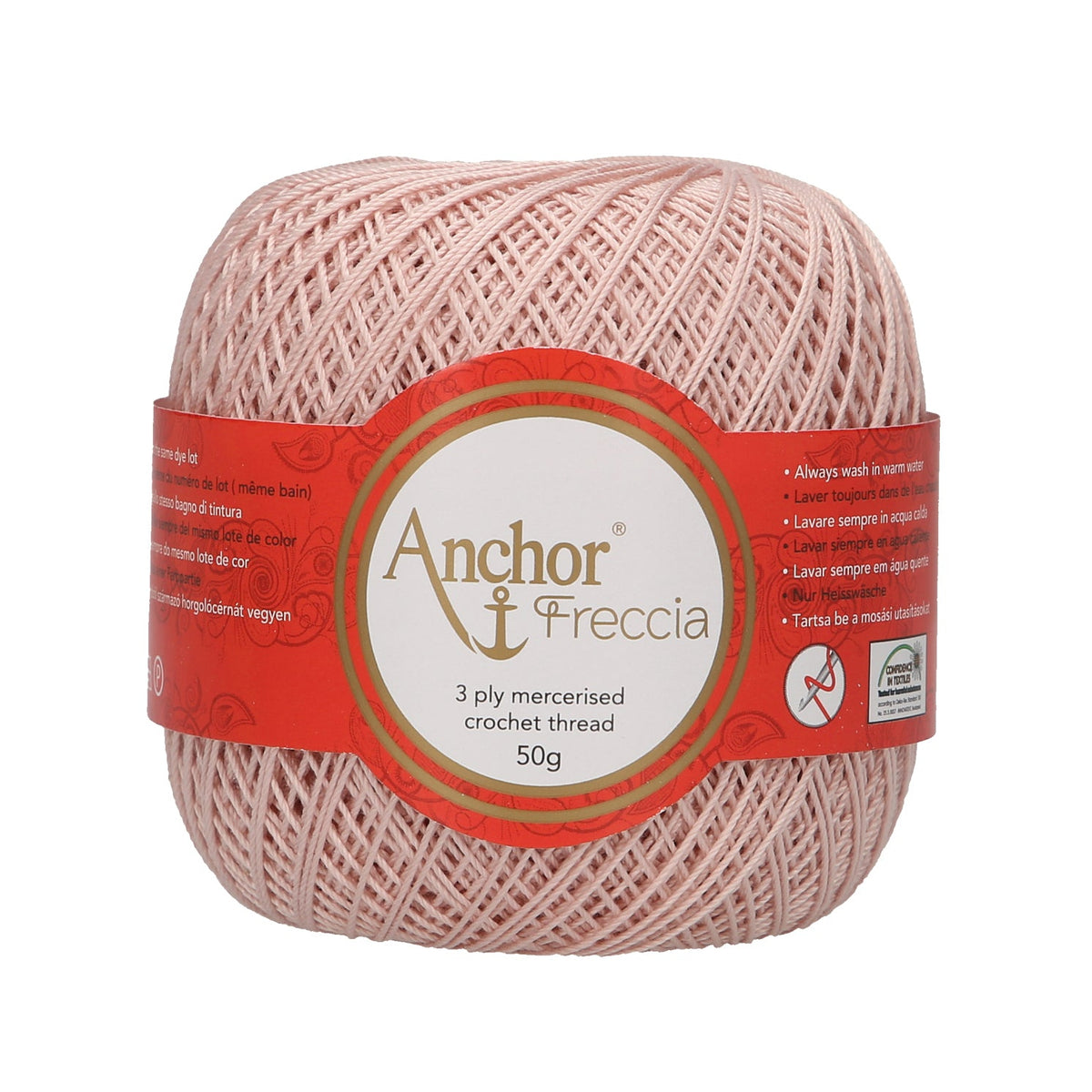 Anchor Freccia 100% Cotton Crochet Yarn - Thickness 12 100gr