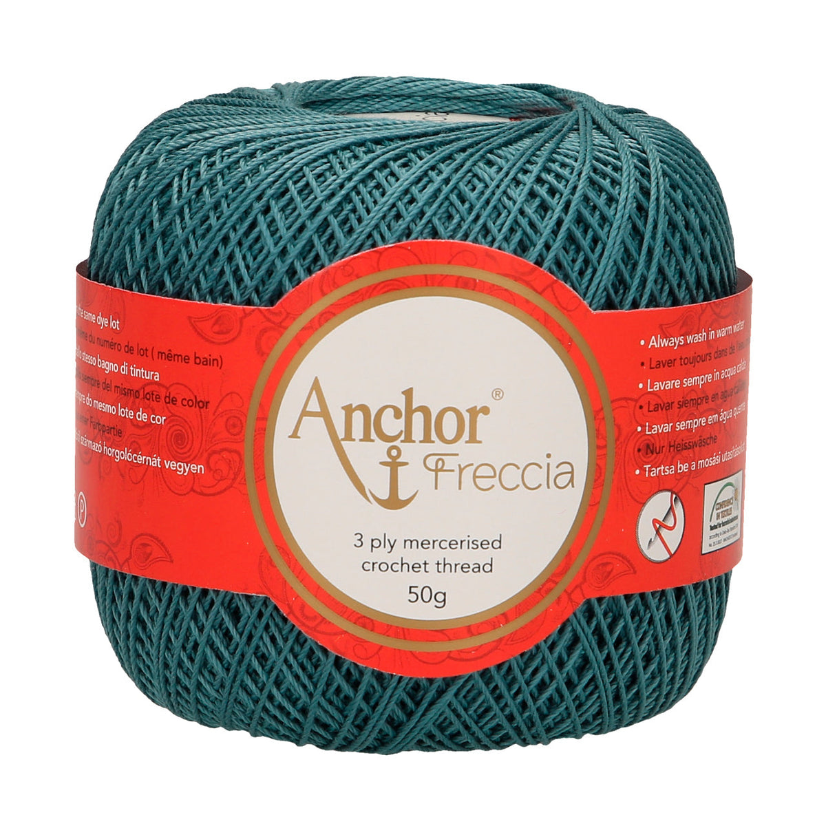 Anchor Freccia 100% Cotton Crochet Yarn - Thickness 12 100gr