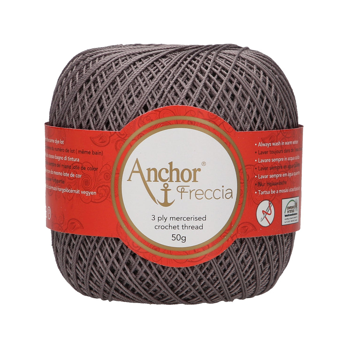 Anchor Freccia 100% Cotton Crochet Yarn - Thickness 6 100gr