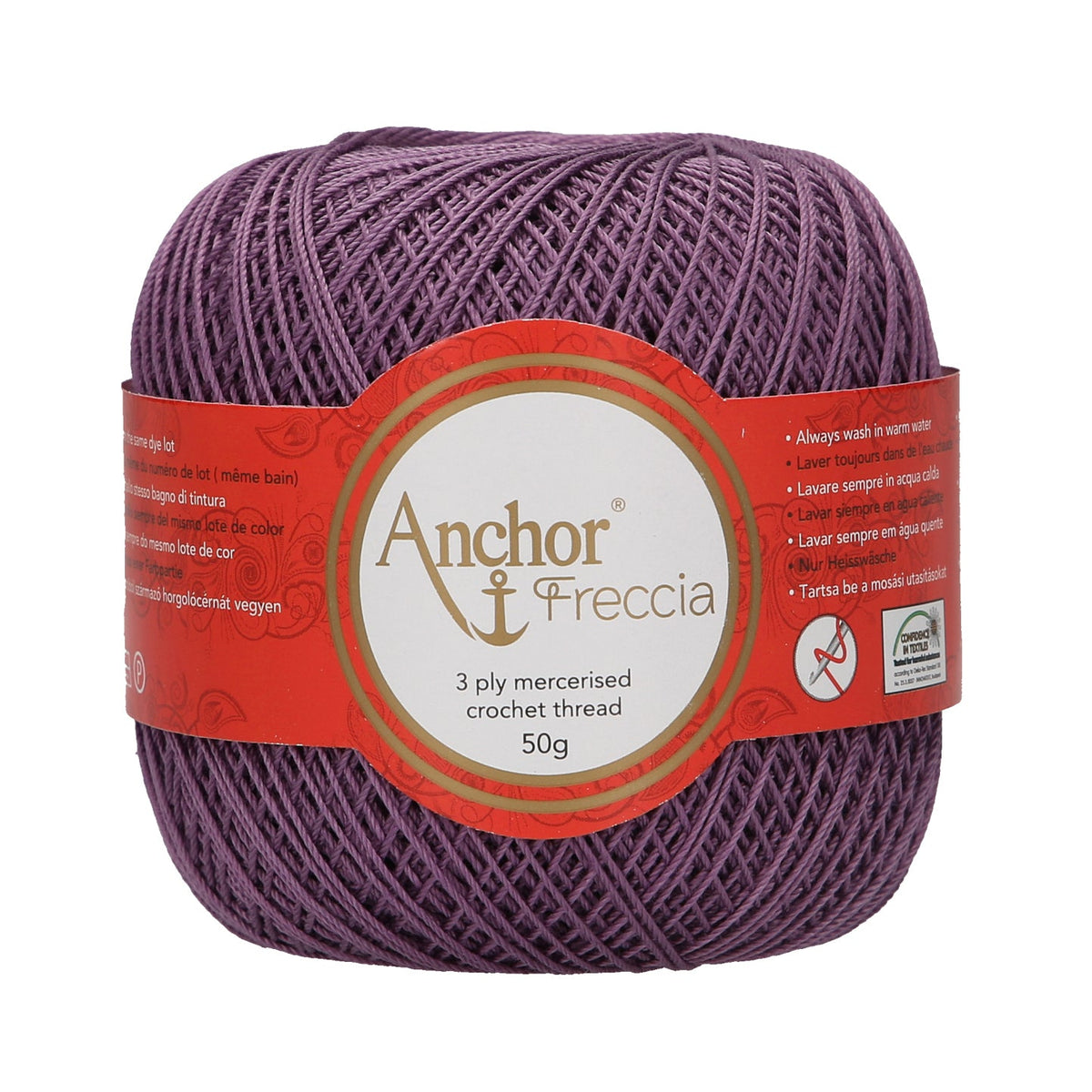 Anchor Freccia 100% Cotton Crochet Yarn - Thickness 12 100gr (BOX OF 4)