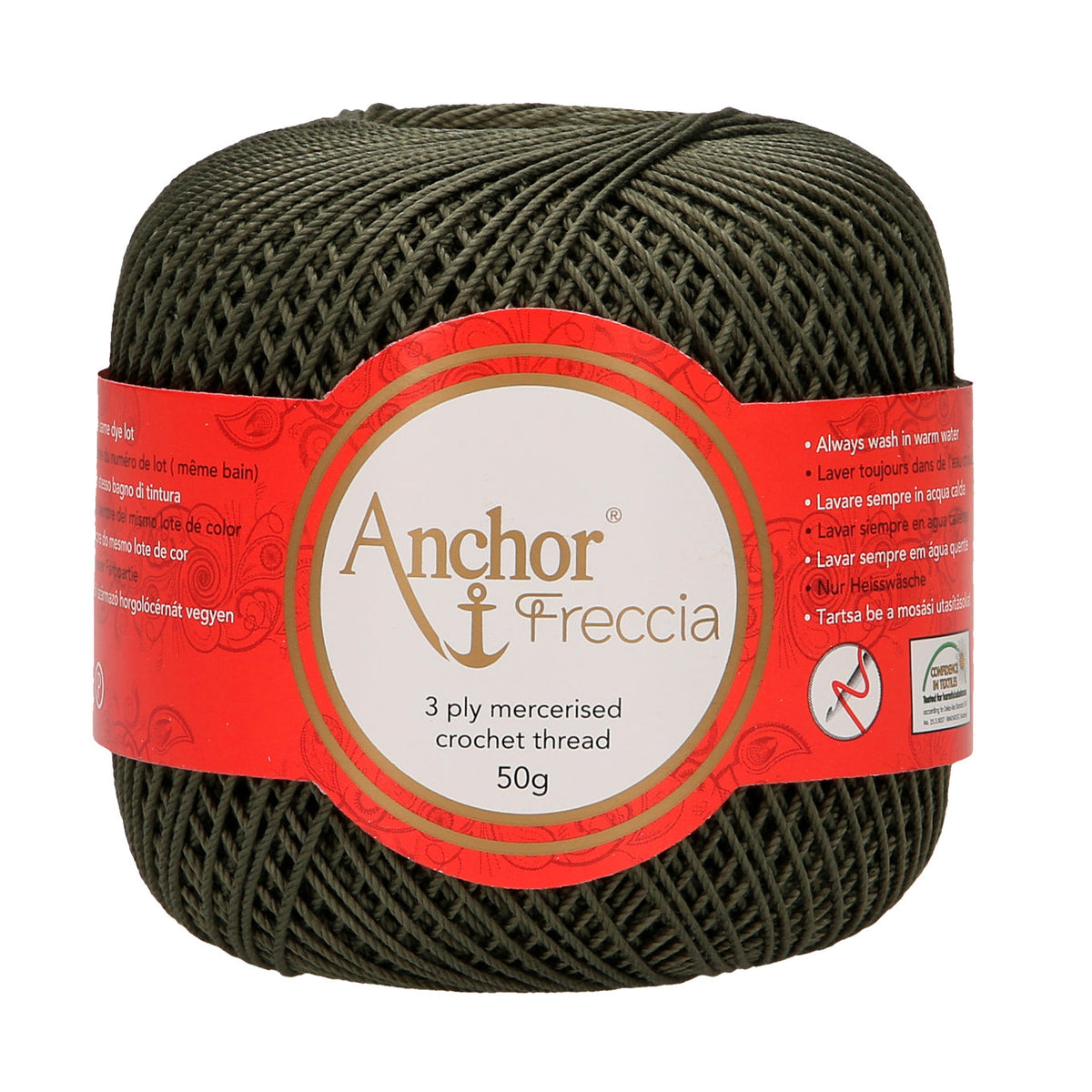 Anchor Freccia 100% Cotton Crochet Yarn - Thickness 6 50gr (BOX 4)