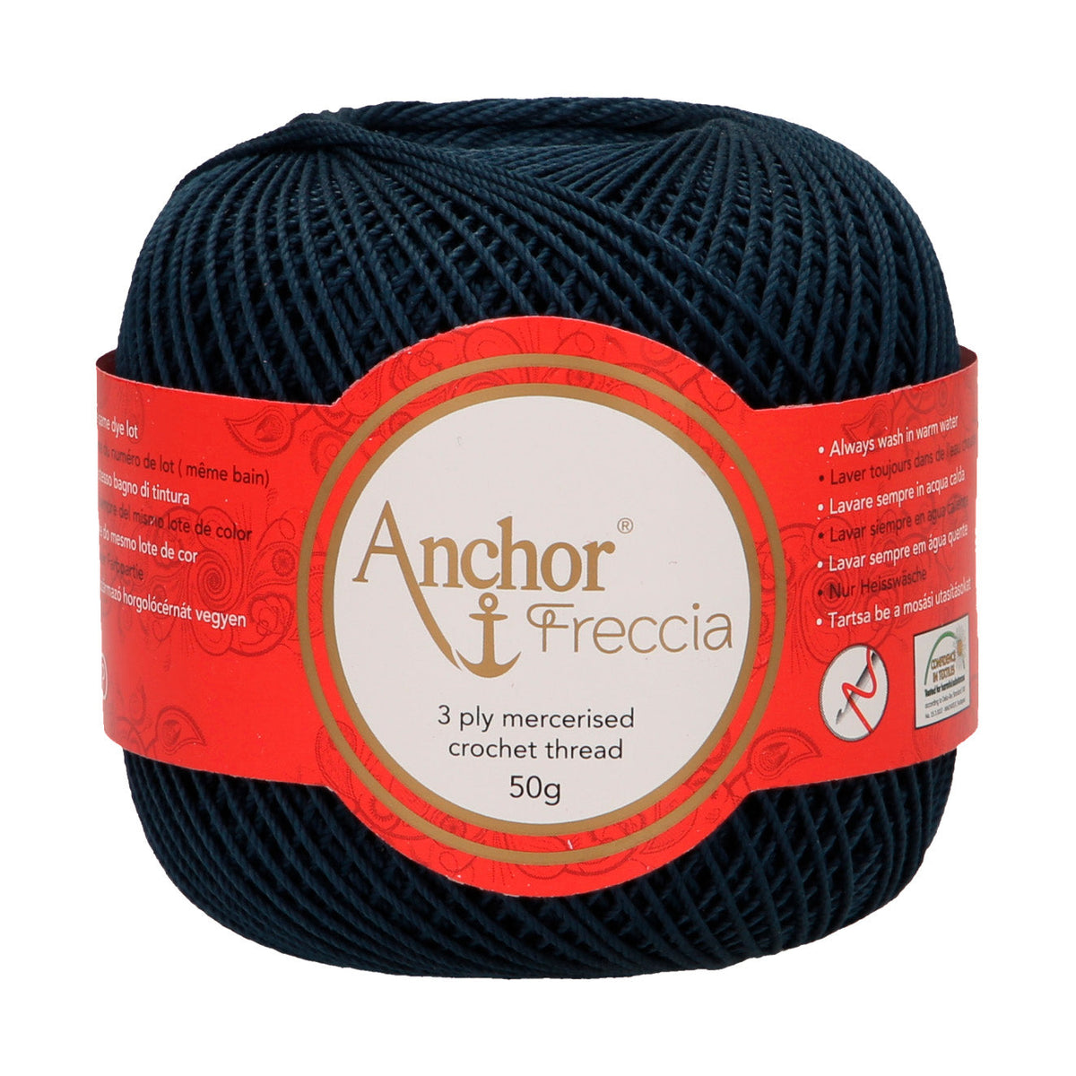 Anchor Freccia 100% Cotton Crochet Yarn - Thickness 6 100gr
