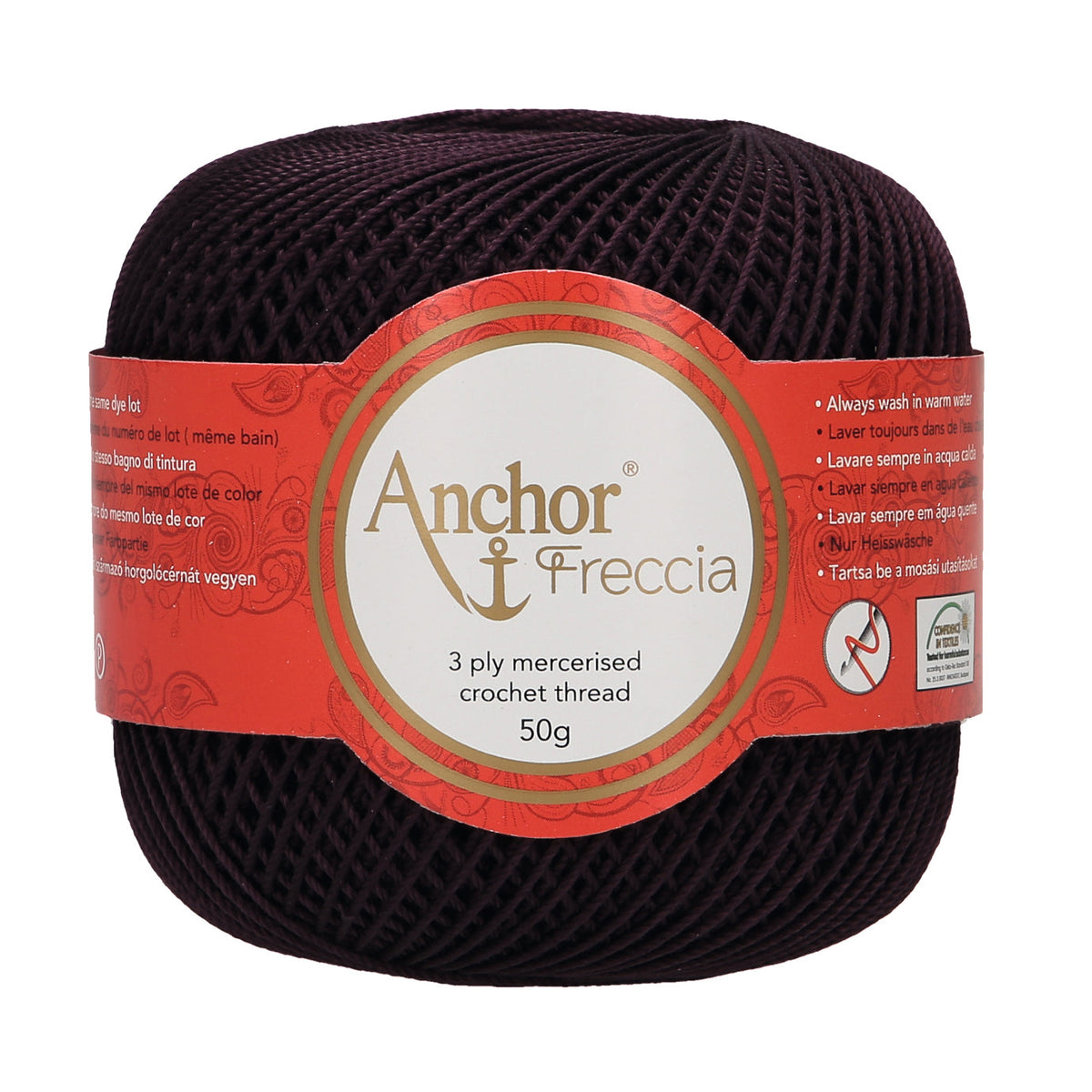Anchor Freccia 100% Cotton Crochet Yarn - Thickness 6 50gr (BOX 4)