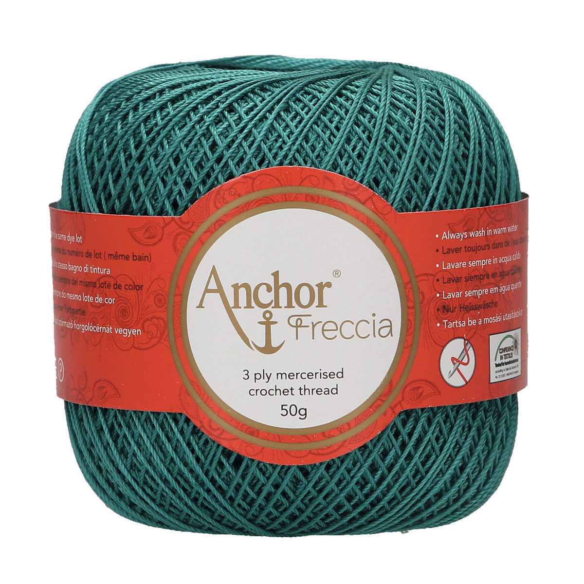 Anchor Freccia 100% Cotton Crochet Yarn - Thickness 6 50gr