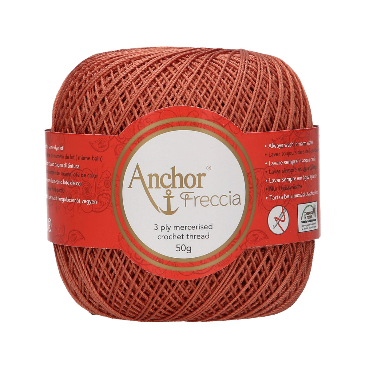 Anchor Freccia 100% Cotton Crochet Yarn - Thickness 6 50gr (BOX 4)