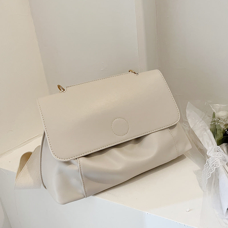 Women's Korean Style Pleated Tote | Large Shoulder Bag