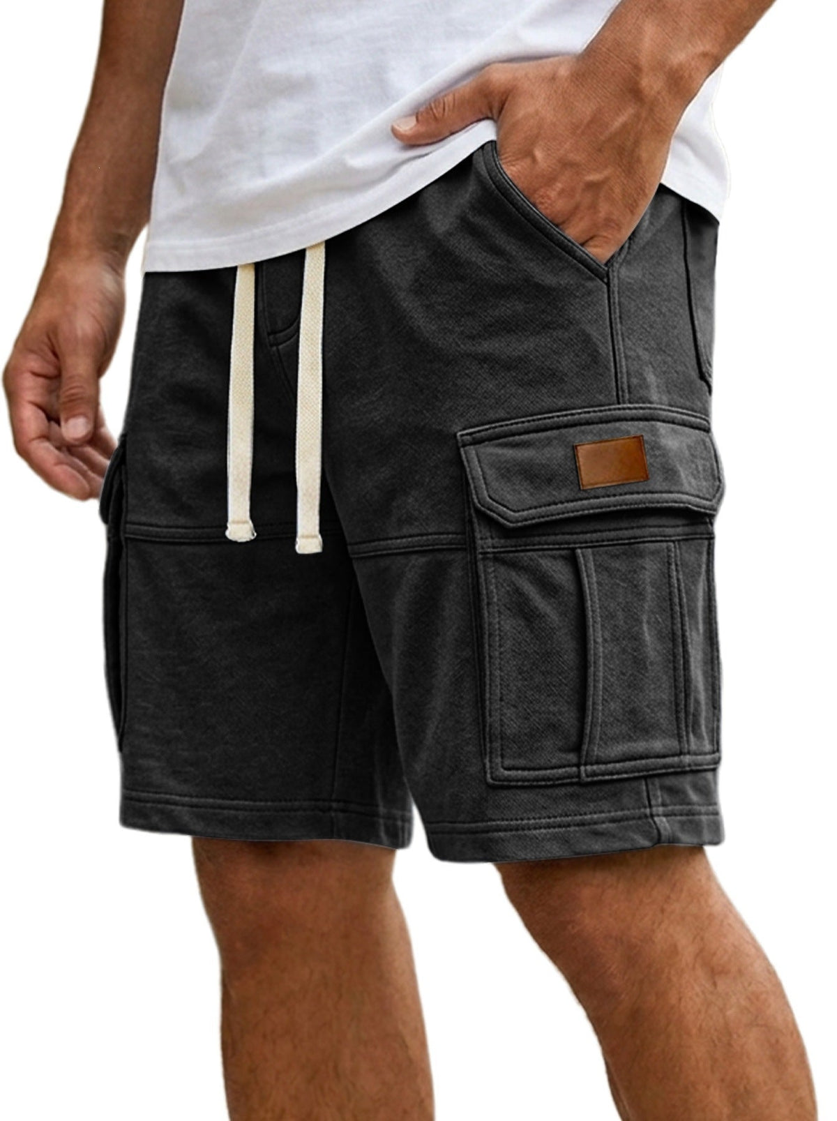 Men's Cargo Shorts With Pockets Fashion Summer Vacation Short Pants