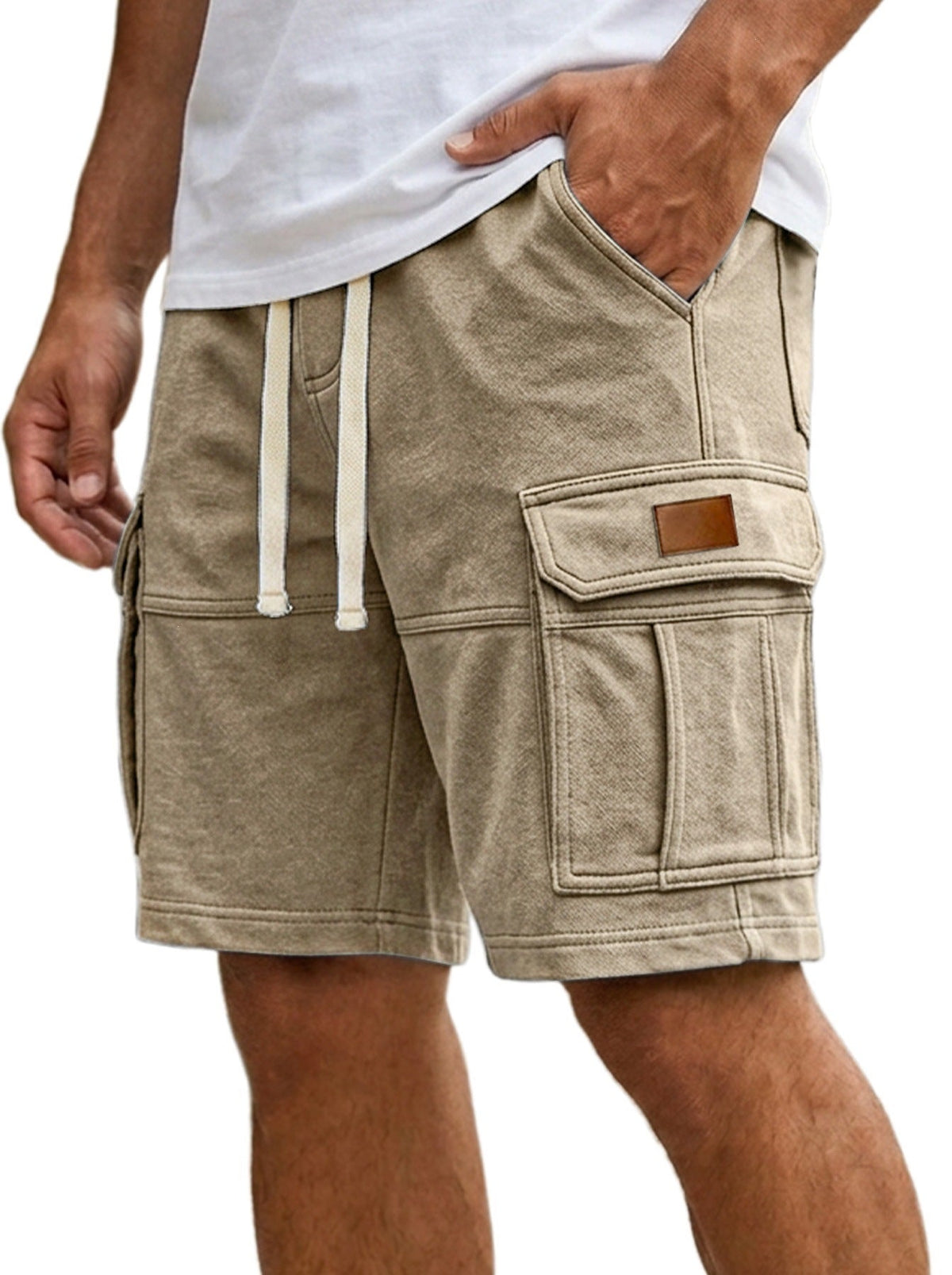 Men's Cargo Shorts With Pockets Fashion Summer Vacation Short Pants