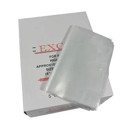 1000 x bolsa de polietileno transparente - 8x10