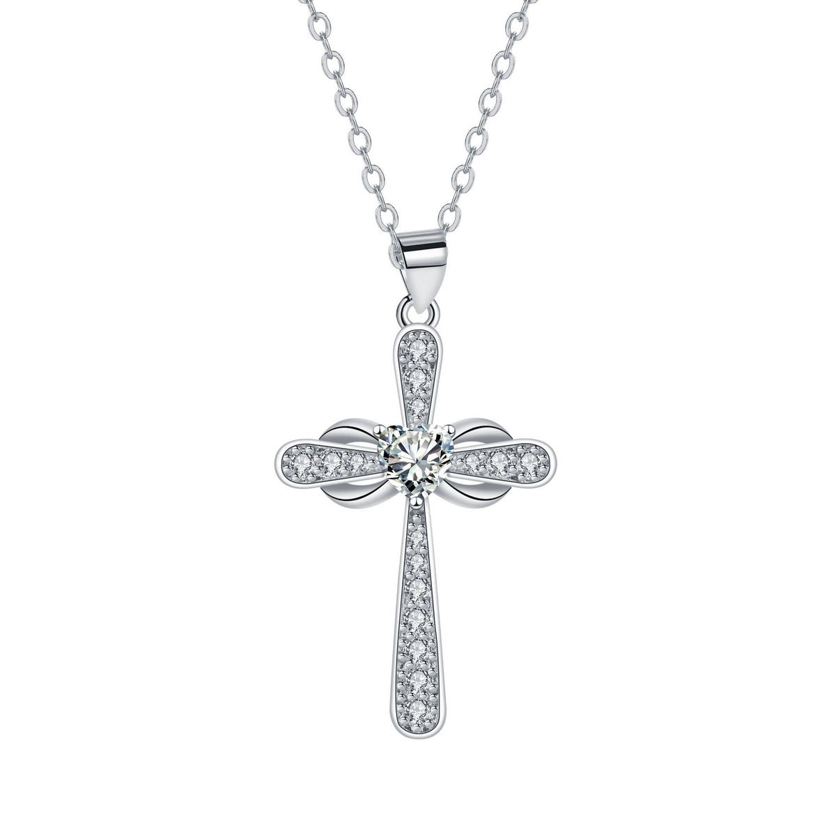 Cross Pendant Necklace Valentine's Day Gift