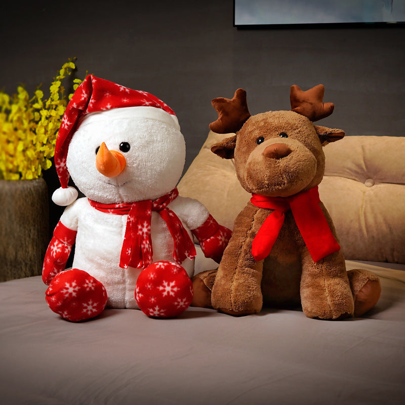 Snowman Ragdoll Plush Elk Doll Christmas Gift