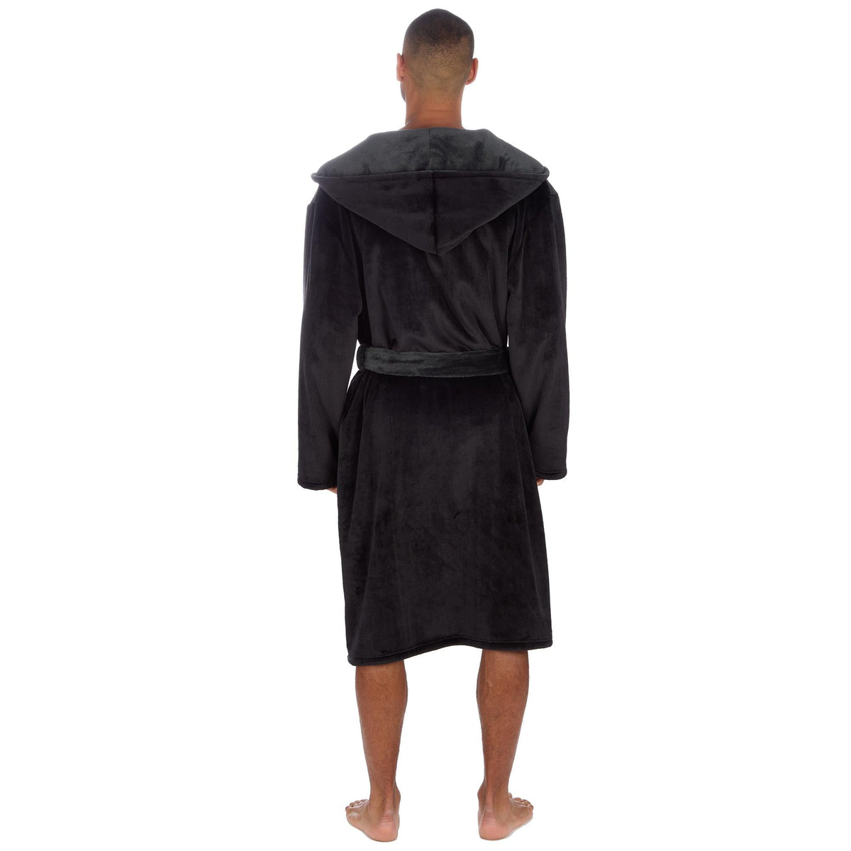 Pierre Roche Luxury Hooded Fleece Dressing Gown