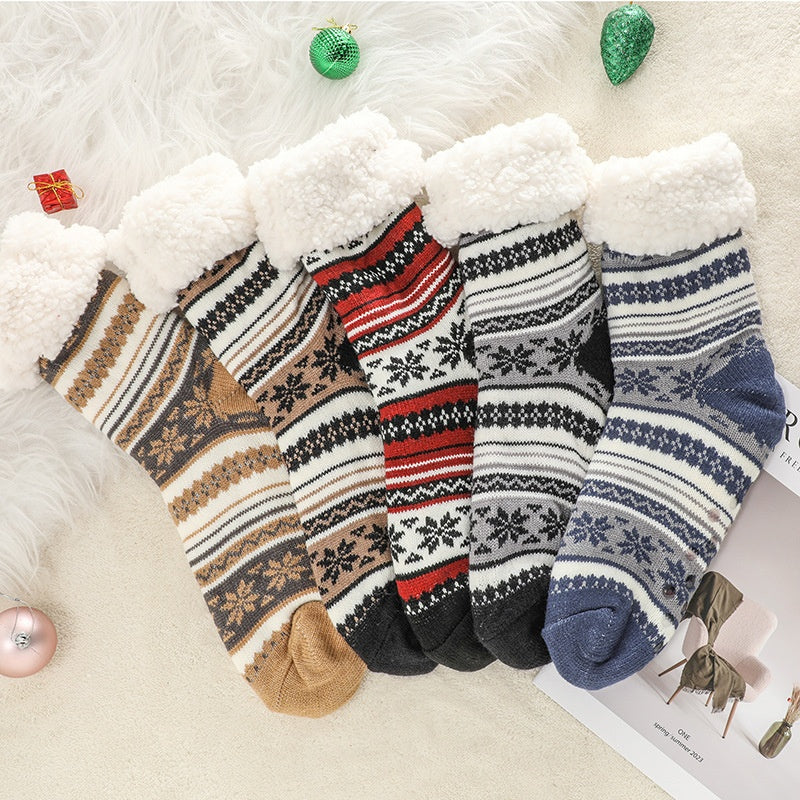 Men's Ultra-thick Thermal Home Sleep Socks