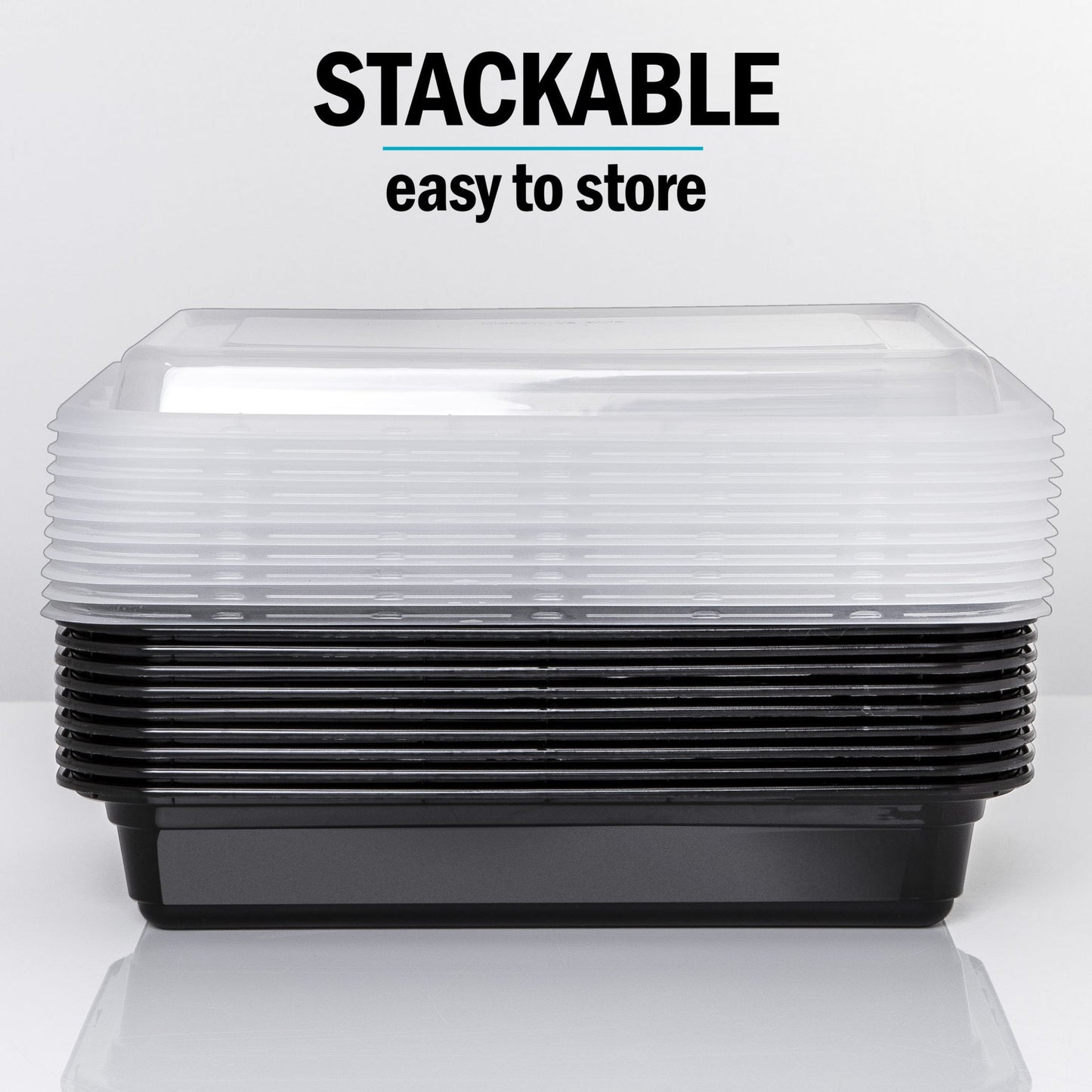 Igluu 1-Compartment Meal Prep Containers 828ml | Reusable & Stackable