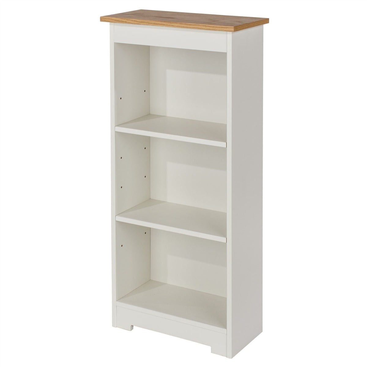 Colorado Low Narrow Bookcase Soft White