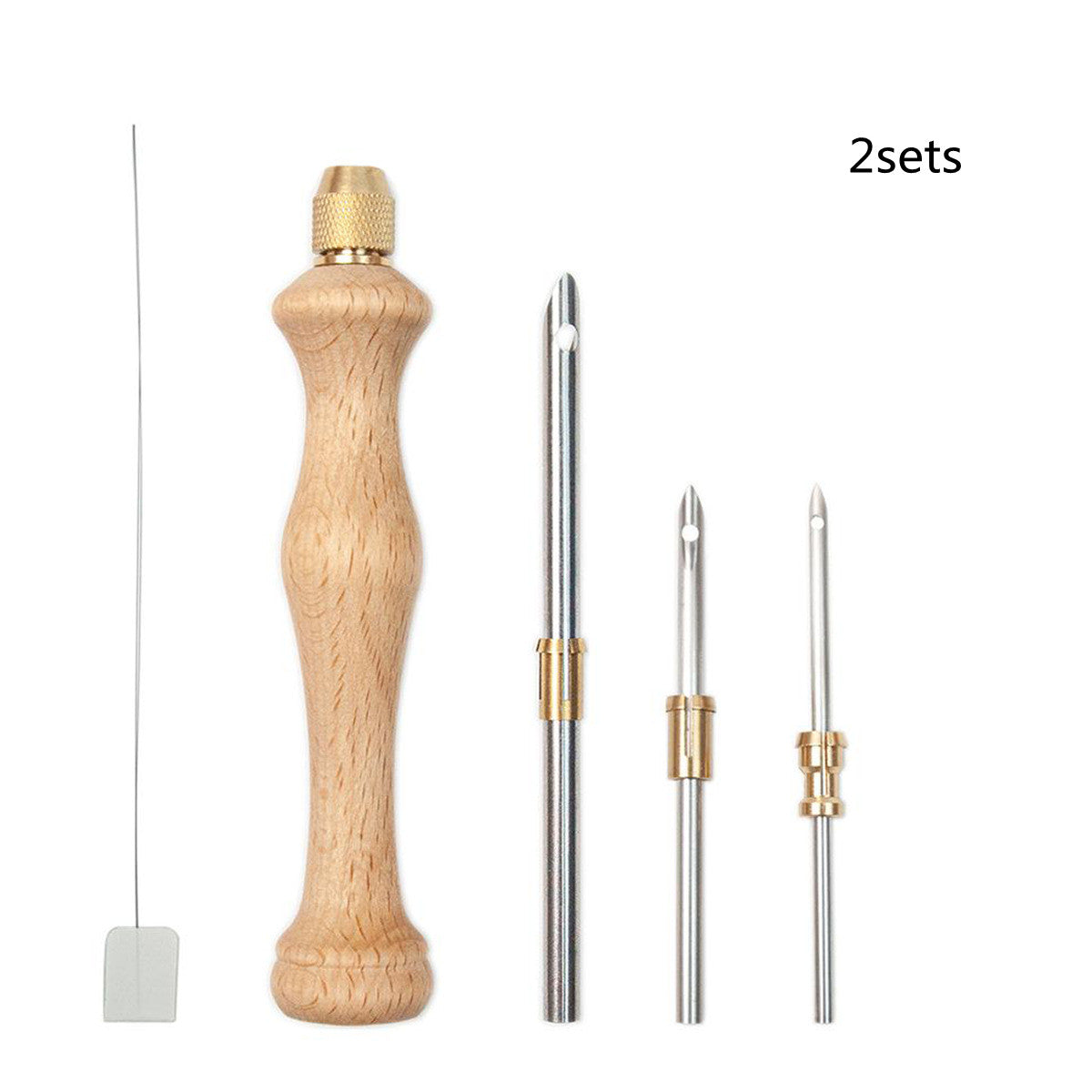 Wooden Multi-Needle Punch Needle Tool | DIY Russian Wool Embroidery Kit