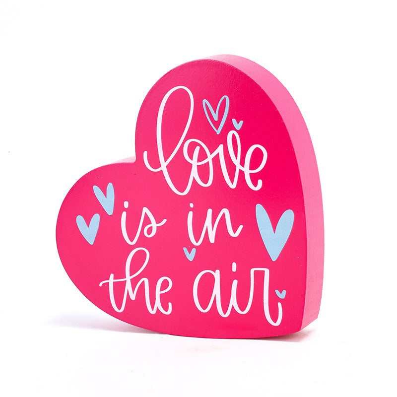 Valentine's Day Gift Love Confession Wooden Craftwork Ornaments