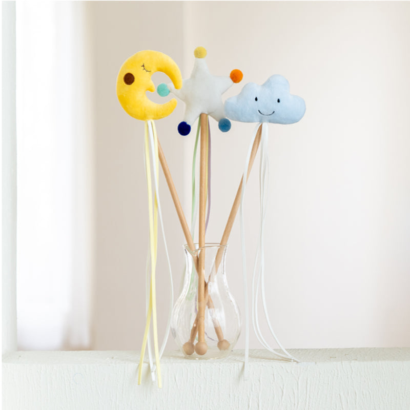 Starry Sky Funny Cat Stick Teeth-resistant Toy