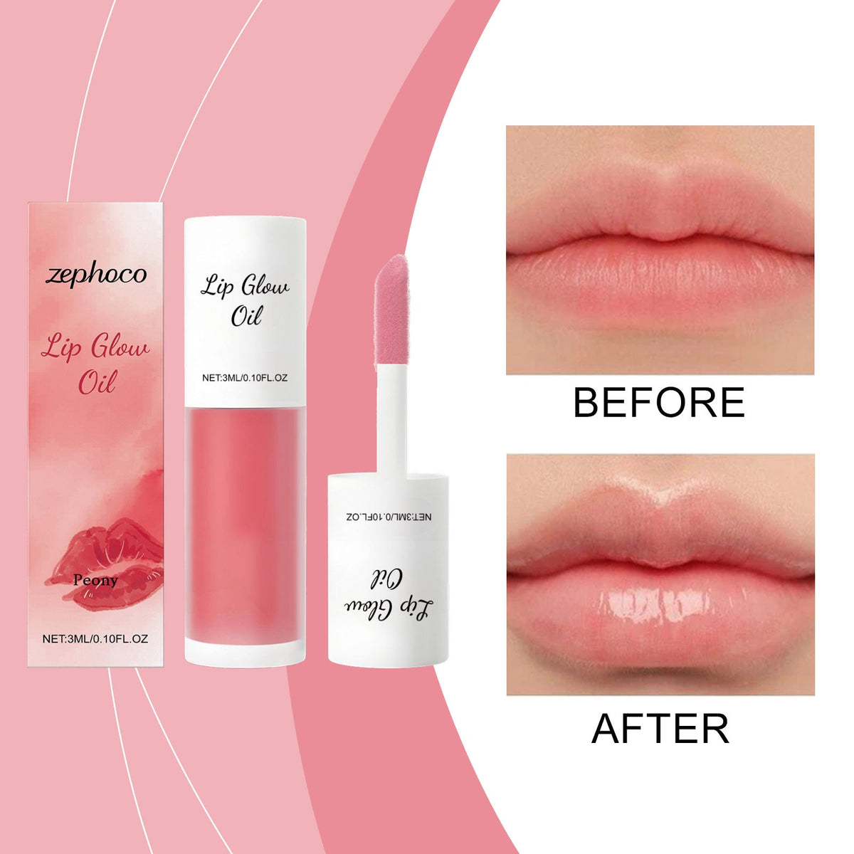 Hydrating Lip Gloss Oil Peony