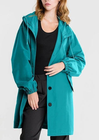 Long Sleeve Mid-length Trench Coat