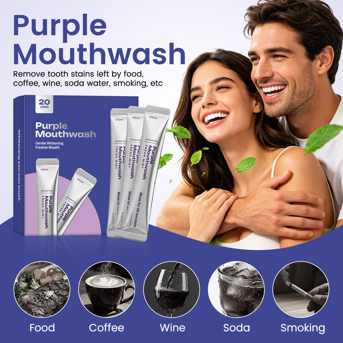 Mint Portable Mouthwash 20pcs