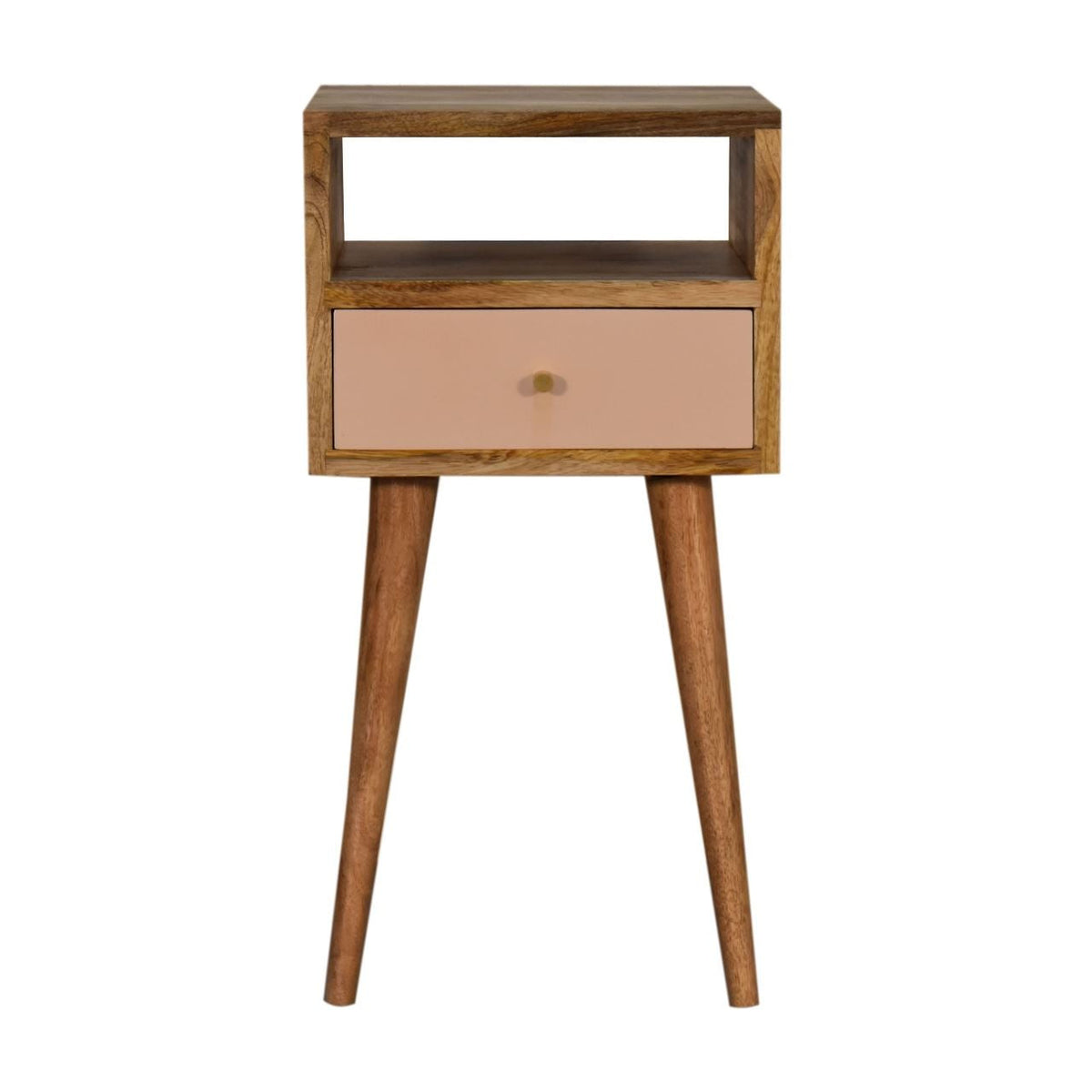 Artisan Mini Blush Hand Painted Bedside Table