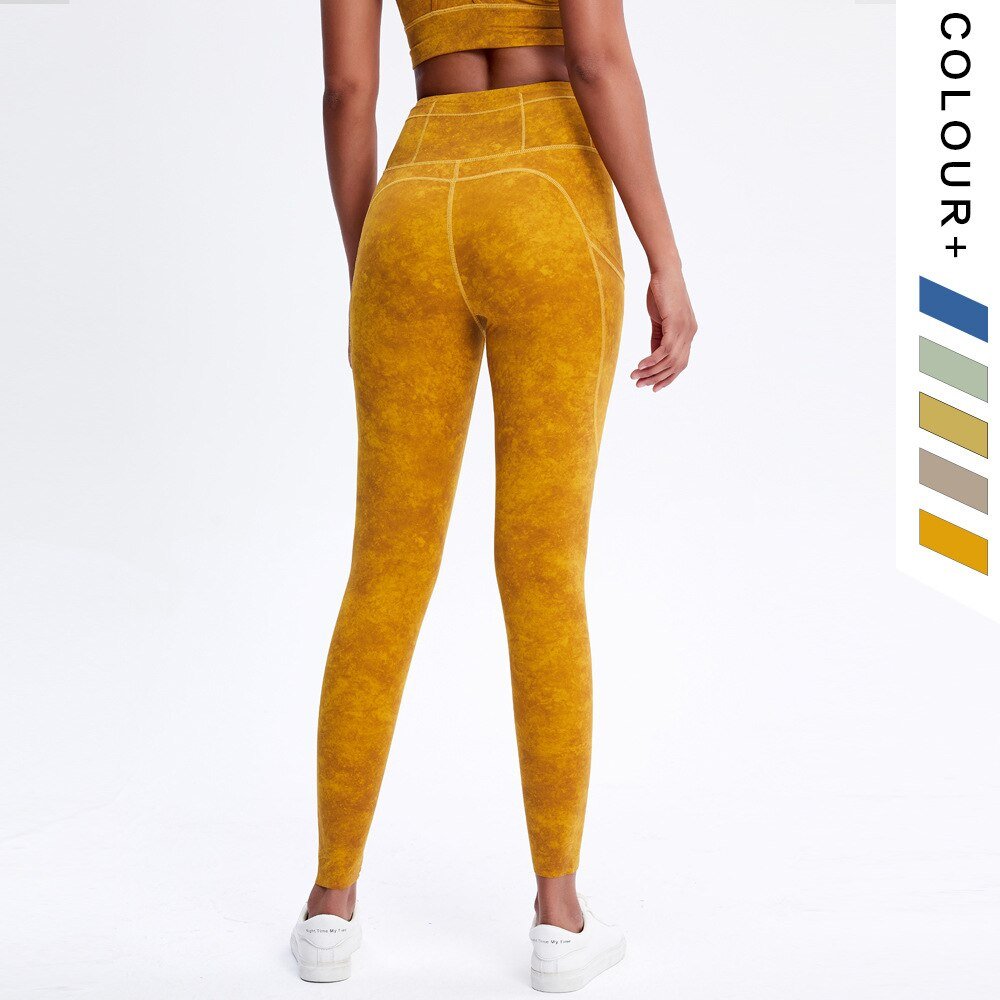 5 Colors Yoga Set Women Fitness Suits Bandage Yoga Sport Bra Tie Dye High Waist GYM Leggings Pants Fitness Suit Workout Leggings