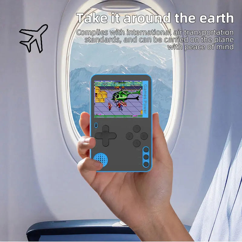 Handheld Game Console 500 Retro Classic Games Portable Mini LCD Rechargeable