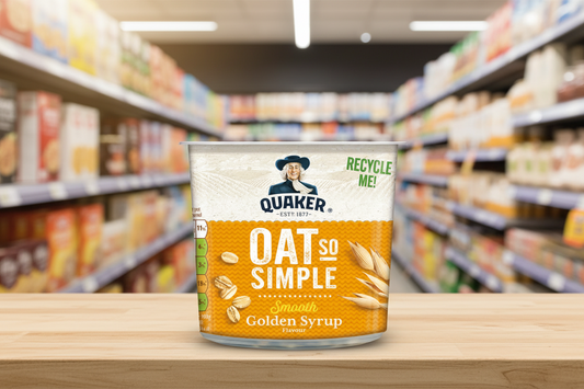 Quaker Oats So Simple Golden Syrup Express Porridge Pots | Pack of 8 x 57g